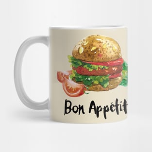 Bon Appetit Burger Mug